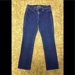 Lauren Jeans CO.  Classic Straight denim jeans, size 6